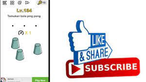 164″ brain out level 165 Brain Out Level 134 Temukan Bola Ping Pong Youtube