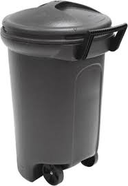 Black round trash can with lid. The Best Outdoor Trash Cans Of 2021 Reviewed