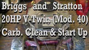 Merely said, the vanguard v twin 20hp service manual is universally compatible as soon as any devices to read. Briggs And Stratton 20hp V Twin Model 40 Carburetor Clean And Startup Youtube