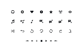 36 images of player icon. Music Player Icons Saschaelmers