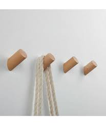 Beech Wood White Black Wall Hanger Coat Hook Scandi Boho Etsy Wooden Coat Hooks Modern Wall Hooks Wooden Hooks