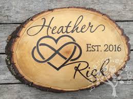 Heart Script Names Infinity Custom Wood Sign Wedding Gift Etsy Wood Burned Signs Wood Signs Wedding Gift Wood Burning Crafts