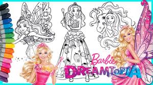 Dan untuk gambar mewarnai barbie yang pertama ialah terdapat seorang barbie yang sedang bertemu dengan seorang pangeran yang tampan dan sang pangeran tersebut membawa sebuah kuda yang terlihat cantik. Mewarnai Barbie Dreamtopia Coloring Page Youtube