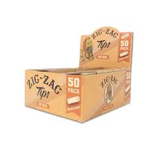 Zig-Zag Wide Rolling Tips 50 Tips Per Booklet (50 Count Display)