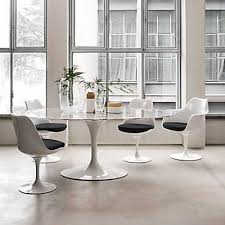 15 Black And White Living Room Ideas Saarinen Oval Dining Table Saarinen Dining Table Dining Room Contemporary