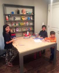 Tinkering Spaces The Fold Away Steam Table Tinkerlab Murphy Table Fold Down Table Craft Table Diy