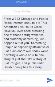 You are so gorgeous that you made me forget my pick up line. So I Had The Best Pick Up Line Used On Me Last Night By A Fellow This American Life Fan Thisamericanlife