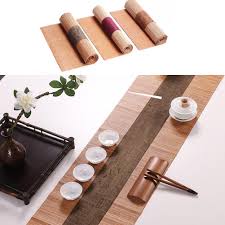 Remembering privacy and security settings. George Jimmy Japanese Style Table Decor Bamboo Table Runner Mat Tea Curtains A4