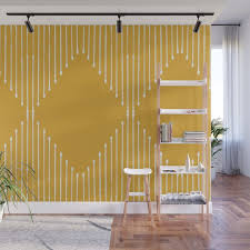 7 great ideas for when you can't paint! The Diy Whiteboard That S Also A Wall Mural Bloom In The Black Wall Murals Diy Yellow Painted Walls Wall Murals