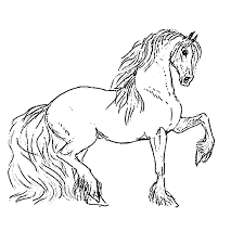 Paarden kleurplaat hard van bloemen 3542 is een kleurplaat in de categorie paarden. Leuk Voor Kids Paarden 0032