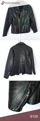 Gregory S Heavy Leather Quilted Moto Jacket Gregory S All Zippers Say Ykk Made In Ottawa Ontario Canada Fashion Design Clothes Design Heavy Jacket
