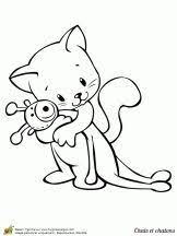 coloriage chats et chatons sur hugolescargot com chaton chat coloriages gratuits les schtroumpfs