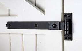 Semi concealed hinges are made to be used with face frame cabinetry. 12 Heavy Duty Cranked Band Strap Hinges Black Pair 360 Yardware
