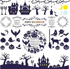 ハロウィンのイラストでフリー素材 白黒のもの シルエット はコレだ 季節限定情報 ハロウィン シルエット ハロウィン イラスト 手書き ハロウィン フリー