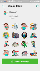 V4.9 honkai impact 3rd x genshin impact crossover update preview video. Wastickerapps Minecraft Sticker For Whatsapp For Android Apk Download