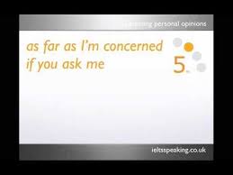 Ielts Speaking Expressing Opinions Youtube In 2020 Ielts Speaking Skills Teaching