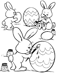 Download and print out this easter bunny holding an egg coloring page. Easter Bunny Eggs Coloring Page Coloring Page Book For Kids