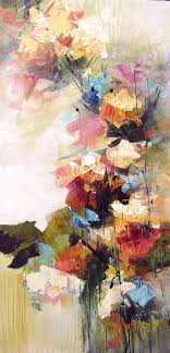 My name is l, and i am an artist and a teacher. Abstract Floral Painting By Karen Hale