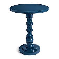 Image Result For Navy Blue Pedestal Table Classic Side Table Side Table Pedestal Table