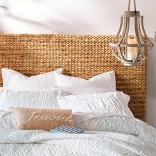 Braided Seagrass Headboard Twin Seagrass Headboard Bedroom Headboard Seagrass Furniture