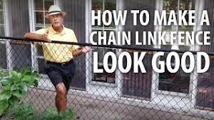 Calculating the materials you need. How To Make Chain Link Fence Look Good Youtube