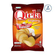 Keripik qtela keripik singkong keju panggang pt. Qtela Singkong Balado Keripik 60 G 3 Pcs Terbaru Juli 2021 Harga Murah Kualitas Terjamin Blibli