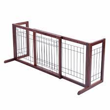 Create a safe play area or extra wide baby gate anywhere. Wood Dog Gate Adjustable Indoor Solid Construction Pet Fence Playpen Free Stand Ps6090 Stand Up Stand For Flat Screen Tvstand Alone Management System Aliexpress