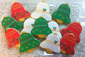 Christmas Bell Cookies Christmas Cookies Decorated Christmas Cookies Gift Christmas Sugar Cookies Decorated