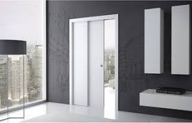 Systeme Galandage Telescopique Eclisse Pour Porte De Largeur 2 X 83 Cm Leroy Merlin Porte Coulissante Galandage Porte Galandage Porte Coulissante