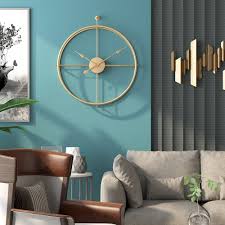 Madison park mason wall clock sale $507.59. Nordic Large Wall Clock Double Ring Modern Design 19 7inch