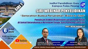 The college institut pendidikan guru kampus tuanku bainun at the address: Siri Webinar Penyelidikan 1 Youtube