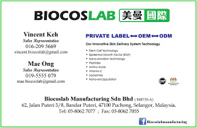 Along with the right cosmetic products, you can then use the right products to affect skin issues. Biocoslab Manufac Biocoslab Mae Twitter
