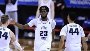 Utah state's neemias queta drives into unlv's cheikh mbacke diong during the first half of an the mountain west conference on monday named aggies junior center neemias queta as player of the. L94y4imwhr6zlm