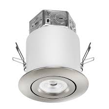 Because the transportation cost will be lower, and locals will. Utilitech Pro Gimbal Trim Recessed Light Led 11 Watts 4 In Nickel 1 Pack 19277 001 Rona