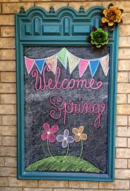 Diy chalkboard art can help you to convey information in a tasteful way! 32456722050befa0caacba1359c1fa55 Jpg 736 1080 Spring Chalkboard Art Spring Chalkboard Chalkboard Art Quotes