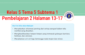 Kunci jawaban tema 2 kelas 5 sd halaman 13 14 15 16 17 18 19 20 21 22 sistem pernapasan manusia. Kunci Jawaban Buku Tematik Tema 5 Kelas 5 Halaman 13 15 16 17 Koesrow