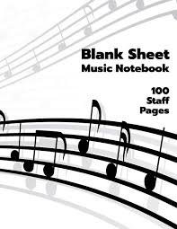 Birthplaces of musicians and bands on allmusic. Blank Sheet Music Notebook 100 Staff Pages Musicians Book Waves Of Music Notes German Edition Staffs Books Fresan 9781679617751 Amazon Com Books