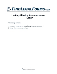 23 Printable Business Holiday Letter Template Forms Fillable Samples In Pdf Word To Download Pdffiller
