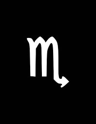 Black And White Sign Scorpio Decal Scorpio Sign Symbol Scorpio Sticker Car Decal Window Wall Laptop Tablet Yeti Tumbler Phone Scorpio Sign Scorpio Sign Symbol Phone Decal Stickers