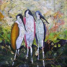 Newestoriginals Painting Collage Bird Art Art