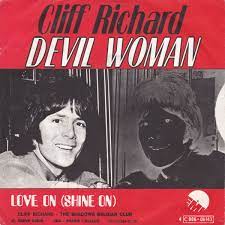 Barry from sauquoit, ny on june 28th 1976, devil woman by cliff richard entered billboard's hot top 100 chart at position #87; Cliff Richard Devil Woman 1976 Vinyl Discogs