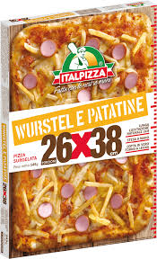 Italpizza Pizza Wurstel E Patatine 26x36 Cm Pasta Pizza De Carne Food Development