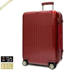 rimowa suitcase salsa deluxe salsa deluxe tsa lock adaptive vertical 85l large size red system 830 65 53 4 brand