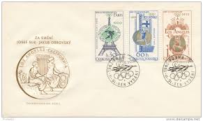 Zátopek had a distinctive running style. Summer 1952 Helsinki Czechoslovakia First Day Cover 1965 06 B Praha A Olympic Games Helsinki 1952 Emil Zatopek