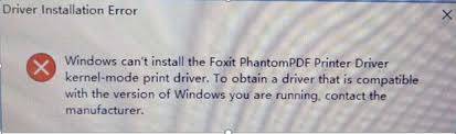 Ltd., and its affiliate companies (canon) make no guarantee of any kind with regard to the content, expressly disclaims all warranties canon reserves all relevant title, ownership and intellectual property rights in the content. Can T Install The Kernel Mode Print Driver Help Center Foxit Software