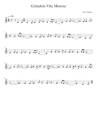 G em cada esquina, um amigo c. Grandola Vila Morena Sheet Music For Piano Solo Musescore Com