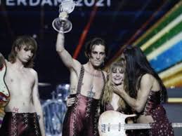 Maneskin's winning song is unlike the kitschy pop that eurovision is known for. 7yo8m4va21 Chm