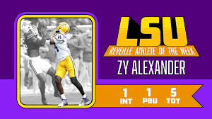 The Reveille Athlete of the Week: LSU footballs Zy Alexander - Reveille
