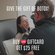 Are you struggling to come up with a last minute Valentine's Day gift? Give  the gift of botox! 💓 Purchase a $100 giftcard, and we'll throw in an  additional $25 giftcard! Come