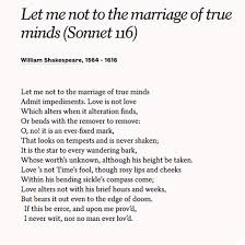 Revel In The Strength Of Marriage With William Shakespeare S Let Me Not To The Marriage Of True Minds Sonnet 116 Wedding Poems Poems True Marriage
